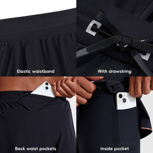 Pantalones Cortos Deportivos de Verano para Hombre, Transpirables, de Secado Rápido, Ligeros, de 3 Pulgadas, Personalizados, para Maratón, Atletismo, Entrenamiento, Gimnasio - Product Image 3