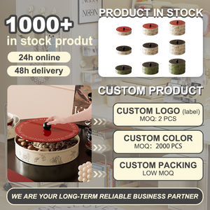 UFORU nampan makanan plastik partisi biskuit piring desain buah kacang kering - Product Image 2