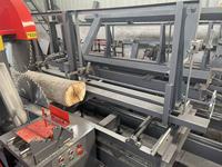 Scie à table verticale automatique pour la coupe de bois, capacité de 500 mm, utilisation en scierie