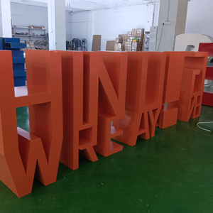 Letras gigantes de pie 3D personalizadas, letras grandes del alfabeto de Metal, letras grandes de acero inoxidable para exteriores, letrero Led con rotulación LED - Product Image 4