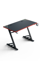 Bureau de jeu 2026, métal, fibre de carbone, extensible, ergonomique, forme en Z, éclairage RVB, montage facile, design moderne pour la maison et le bureau