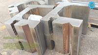 Grand support de fixation coulissant pour bloc de moule en acier ZG45, services d'usinage CNC