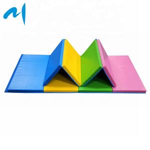 8 'X 4 'X <span class=keywords><strong>2</strong></span> "Fitness-Aerobic-Tumbling-Matten mit Klett band Faltbare Gymnastik matte für Kinder - Product Image 1