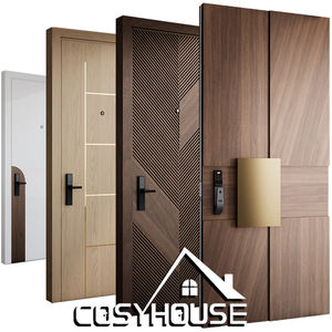 Fabricant de portes extérieures en bois massif, fournisseur de portes d'entrée en bois - Product Image 1