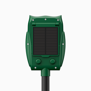 AR30 Nueva patente ScareCrow Solar Animal Defender 5 Modo Repelente ultrasónico Panel plegable Sensor PIR IP65 a prueba de agua - Product Image 2