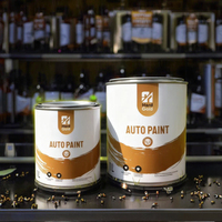 Peinture acrylique transparente de haute qualité pour voitures et meubles Revêtement liquide de couleur métallique solide écologique Prix d'usine Peinture en aérosol