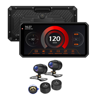 Nouveau capteur de pression des pneus de Navigation GPS de moto étanche Dash Cam BSD pour écran de 5 pouces Android Carplay