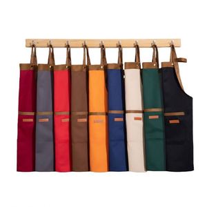 Delantal de Lona Personalizado sin Mangas, Impermeable, Resistente al Aceite, Ajustable, para Camarero, Lavable, para Carpintero, Barista - Product Image 1