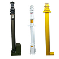 Mât d'antenne motorisé de 12 m, 30 kg, avec télécommande, charge utile de 25 kg