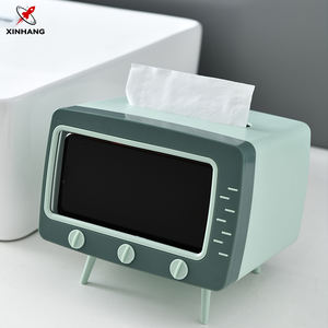 Hộp đựng khăn giấy hình tivi để bàn đa năng, sáng tạo, kiểu dáng mới của Xinhang, dễ thương - Product Image 6