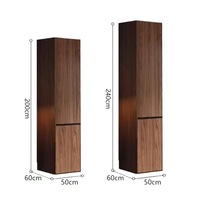 Ensemble de rangement de chambre à coucher moderne et personnalisé, armoire en rotin, étagères amovibles, lit, conception d'orga