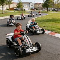 Kart de drift électrique tout-terrain professionnel haute vitesse pour adultes et enfants avec design ergonomique pour utilisation en course en extérieur