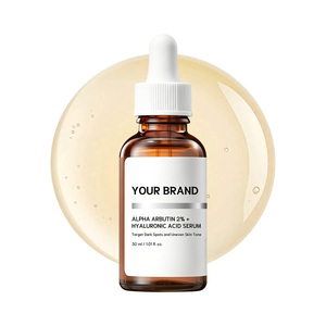 Sérum Visage Marque Blanche <span class=keywords><strong>Alpha</strong></span> Arbutine <span class=keywords><strong>2</strong></span>% Acide Hyaluronique Bio <span class=keywords><strong>HA</strong></span> Éclaircissant Anti-Taches Brunes Anti-Rides - Product Image 2