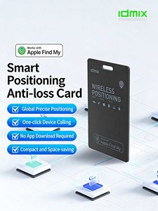 IDMIX Localizador Antipérdida con Carga Inalámbrica para Llaves, Cartera, Bolso – Tarjeta Localizadora Inteligente Compacta - Product Image 2