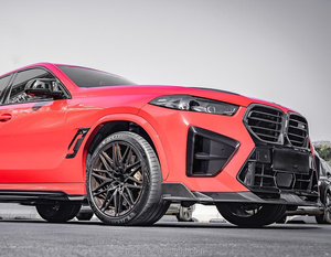 อุปกรณ์ตกแต่งบังโคลนคุณภาพสูง เหมาะสำหรับ BMW X6M ซีรีส์ F96 สไตล์ <span class=keywords><strong>SQ</strong></span>  วัสดุคาร์บอนไฟเบอร์แห้ง สำหรับตกแต่งช่องระบายอากาศบังโคลน - Product Image 6