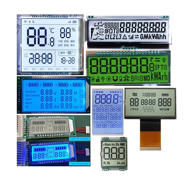 Custom Positive LCD Display Module Tn Htn Stn Fstn Va Btn Segment LCD