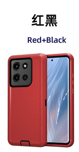 Vỏ robot 3 trong 1 cho Moto Edge 5g 2025 màu trơn, chống sốc nặng - Product Image 5