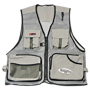 Chaleco Deportivo para Exteriores, Multibolsillos, Ligero, de Malla, Verde Oscuro, Fibra de Poliéster BG2015 - Product Image 3