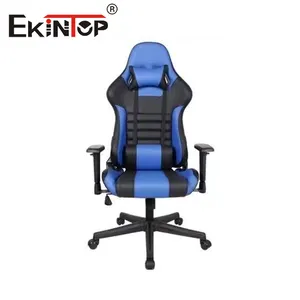 Chaise de gaming led, moins cher, ensemble table et chaise de gaming, avec repose-pieds et massage, leekintop