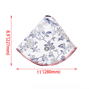 Housse de volant RASTP à motif floral blanc, bleu, rouge, garniture universelle, accessoire de voiture - Product Image 3