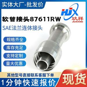 ข้อต่อสายไฮดรอลิกแบบจีบ Jiuxiang 87611RW พร้อมหน้าแปลน SAE 6000 Psi สำหรับเครื่องจักรก่อสร้าง - Product Image 3