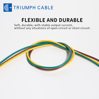 Kabel Listrik Fleksibel UL1015 untuk Peralatan Rumah Tangga, Ukuran 16/18/22/24/26/28AWG, Berisolasi PVC, Kawat Elektronik Terpilin