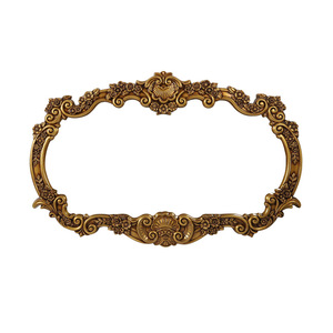 Espejo de Baño Tallado de Estilo Europeo, Espejo Decorativo de Gran Tamaño para Colgar en la Pared del Hogar, Espejo Decorativo para Porche, Estilo Art <span class=keywords><strong>Deco</strong></span> Europeo, Diseño Tallado - Product Image 2