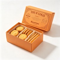 Boîte d'emballage pour biscuits personnalisée, en carton alimentaire, avec logo
