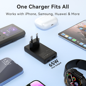 Nuevo GaN <span class=keywords><strong>65W</strong></span> 5V 3a Usb tipo C pared Pd 3,0 cargadores adaptadores Reino Unido adaptador de viaje hembra móvil <span class=keywords><strong>oneplus</strong></span> <span class=keywords><strong>65W</strong></span> <span class=keywords><strong>cargador</strong></span> Usb para teléfono 17 - Product Image 4