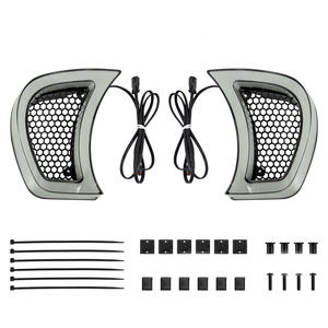 Clignotant avant de moto avec aérateur, compatible Harley 2015 et modèles ultérieurs, modification du clignotant arrière à double phare avec aérateur - Product Image 3