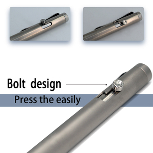 Stylo d'écriture à boulon en titane personnalisé <span class=keywords><strong>EDC</strong></span> avec boîte noire - Product Image 5
