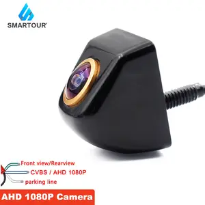 Smartour Ahd 1080p caméra de recul Starlight Vision nocturne caméra avant et arrière assistance inverse adaptée pour Android 12V