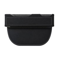 Organisateur multifonctionnel OEM pour l'espace entre les sièges de voiture, boîte de rangement en cuir PVC pour téléphone