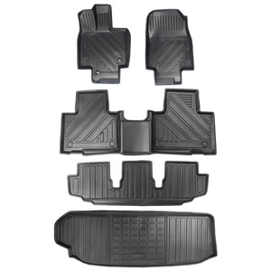 Tapis de pied en caoutchouc TPE pour <span class=keywords><strong>2022</strong></span> Toyota Hollander Highlander tapis de pied de gouvernail droit sol imperméable et résistant à l'usure - Product Image 1