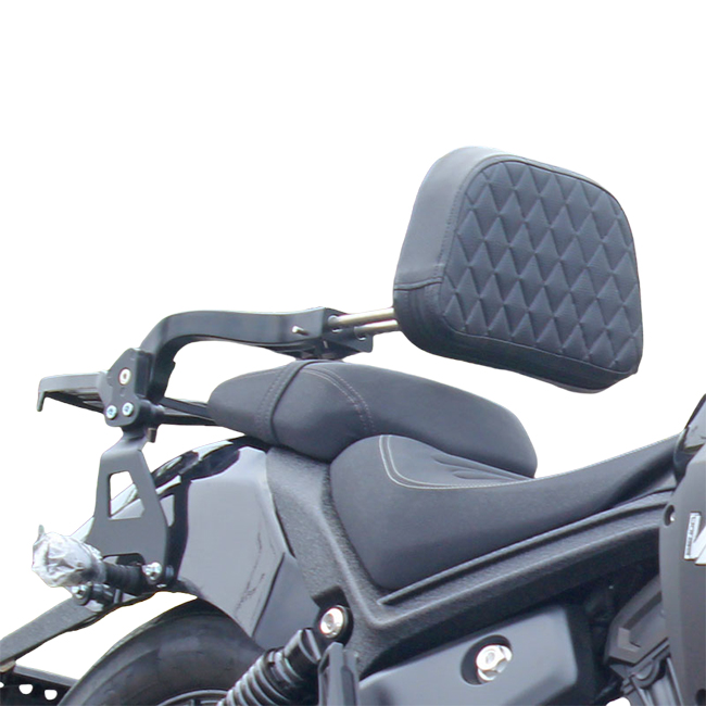 Black retractable folding backrest tailstock