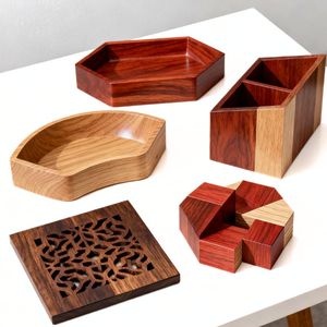 Tùy Chỉnh 5-Trục <span class=keywords><strong>CNC</strong></span> Gia Công Gỗ Dịch Vụ 3D Nhanh Chóng Tạo Mẫu Bằng Gỗ Các Bộ Phận Hợp Kim Nhôm Máy Tiện <span class=keywords><strong>Router</strong></span> Thép Không Gỉ - Product Image 6