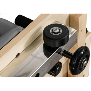 CZFIT - Artículo Más Vendido, Máquina Profesional de Pilates Reformer de Madera de Arce, Cuero PU Negro, Equipo de Fitness Profesional - Product Image 3