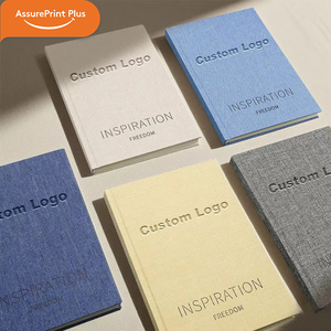 Carnet de planification et journal de bien-être personnalisé en tissu de lin avec couverture rigide, reliure thermique, impression par sublimation et gaufrage, formats A5/A6/A7/A4/B5, pour entreprise - Product Image 2