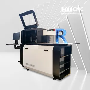 BYT mesin bending ok huruf saluran CNC otomatis untuk baja tahan karat Pembuat Tanda LED logam iklan 3D