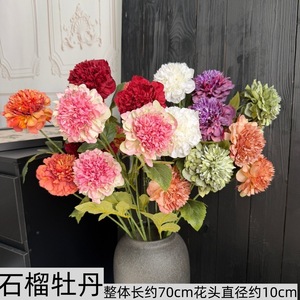 Mu Jinxi <b>Artificial</b> Peony <b>Flowers</b> Silk Home Decor Wedding Arrangements Single <b>Flower</b> <b>Display</b> - Product Image 5