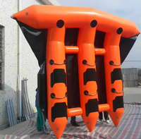 Bateau banane gonflable de qualité commerciale Sport nautique Poisson mouche remorquable gonflable Poisson volant gonflable