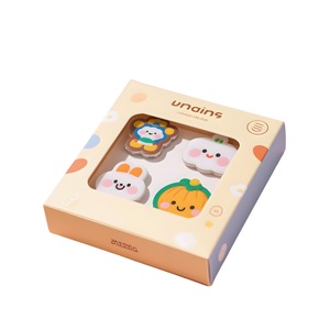 <strong>Custom</strong> Printed <strong>Logo</strong> Fridge Magnet <strong>Packaging</strong> Box Clear Window Manufacturer Design Small Hook <strong>Card</strong> Box for Exhibition Supermarket - Product Image 1