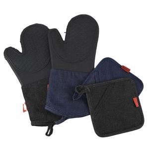 Maniques de cuisine professionnelles résistantes à la chaleur, gants de four en silicone, gants de barbecue - Product Image 2