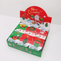 Kit d'art en argile sur le thème de Noël avec outils, ensemble d'argile à séchage à l'air pour Noël, ensemble de pâte à modeler pour Noël