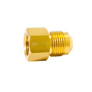 ข้อต่อท่อทองเหลือง 1/2'' *1/2'' YBSC3 แบบตัวเมียต่อกับตัวผู้ JIC 45 องศา °   อะแดปเตอร์ข้อต่อเฟลร์สำหรับเรือยอชท์ ผลิตในไต้หวัน - Product Image 4