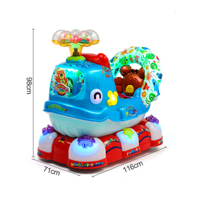 รถโยกหยอดเหรียญคุณภาพสูงสำหรับเด็ก เครื่องเล่นเด็ก 9561 ชนิดต่างๆ 9561 - Product Image 6