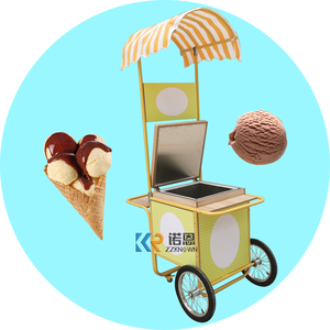 Harga pabrik 2024 daya tinggi Italia Gelato troli es krim keras komersial 3 rasa Pakistan lembut melayani pembuat es krim - Product Image 1