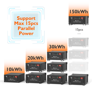 Lithtech Off-Grid Solar Energy Storage System 6000 Cycle Power Battery Wall 5KWh 7KWh 10KWh CAN <strong>Communication</strong> <strong>Port</strong> IP65 - Product Image 4