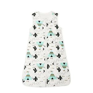 Saco de dormir de fibra de bambú para niños recién nacidos, saco de dormir de bebé con cremallera de algodón orgánico con estampado de animales personalizado para niños pequeños - Product Image 3