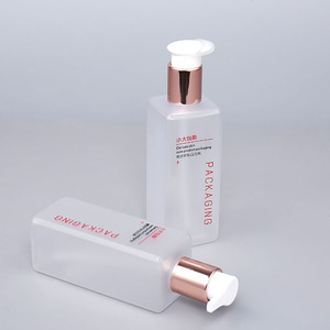 250Ml Nhựa Vuông Dầu Gội Chai Refillable Lotion Pet Gel Tắm Trắng Chai - Product Image 3